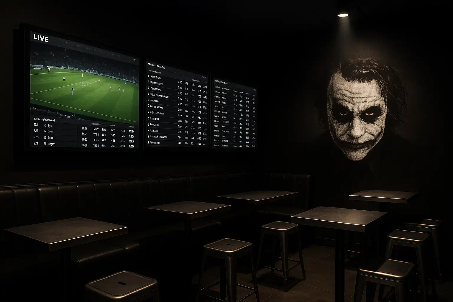 Dunkles Sportwetten-Interface mit Joker-Branding und Live-Quoten bei JokerTipp